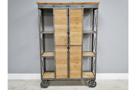 Tall Cabinet - 4 basket &  1 Drawer - 113cm
