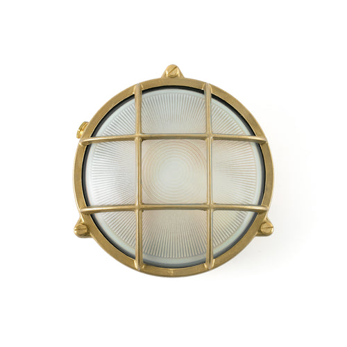 Round Solid Brass wall lamp