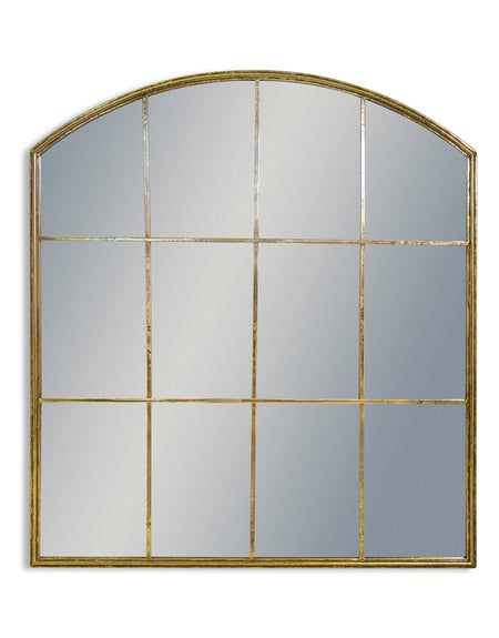 Multi Pane Gilt Window Mirror 110 cm