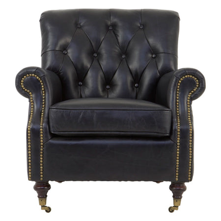 Black Velvet Chair  86cm
