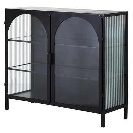 Black Metal Cabinet  150cm