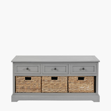 Chest of Drawers -  Limewashed -120 cm