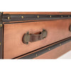 Copper and wooden storage trunk