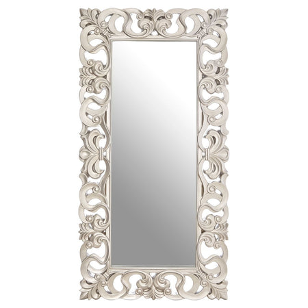 Extra Large Stepped Gold Metal Mirror 220 cm