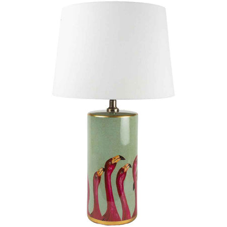 Pink Ceramic Lamp Base 34cm (Base Only)
