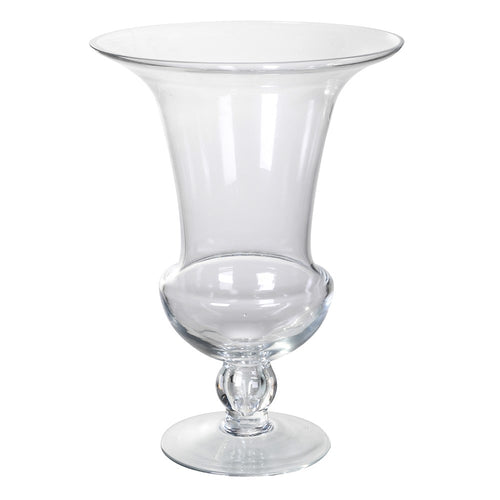 Glass Urn Vase - 37cm