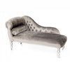 Kensington Heavenly Velvet Chaise Longue with Swarovski Crystal. Bespoke item made in any fabric to your specifications.