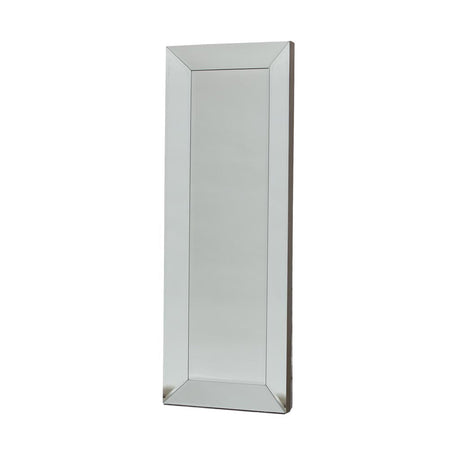 Tall White Wood Standing/Wall Mirror