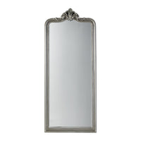 Tall Ornate Silver Leaner Mirror 190 cm x 80 cm