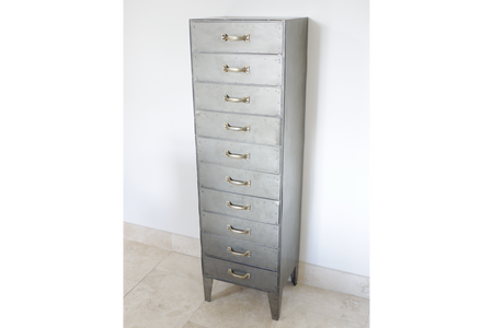 Bedside Chest Grey 70cm