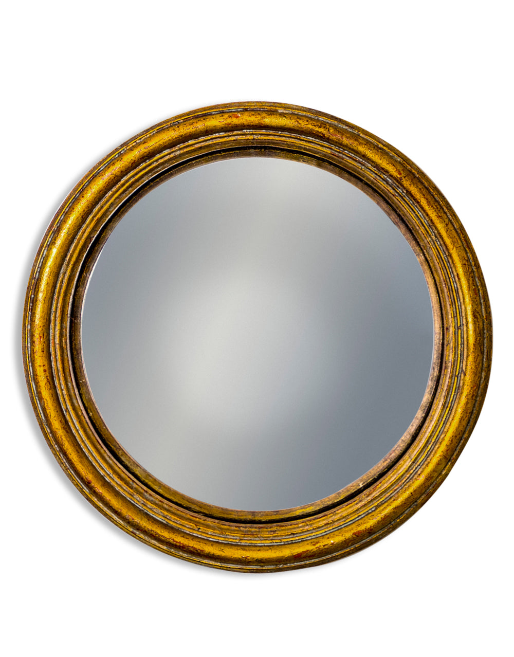 Very small convex mirrors look great on any wall as an assorted cluster.  Purchase a few of these in assorted sizes and colours and see how your blank wall transforms.  H: 17 cm W: 17 cm D: 3cm