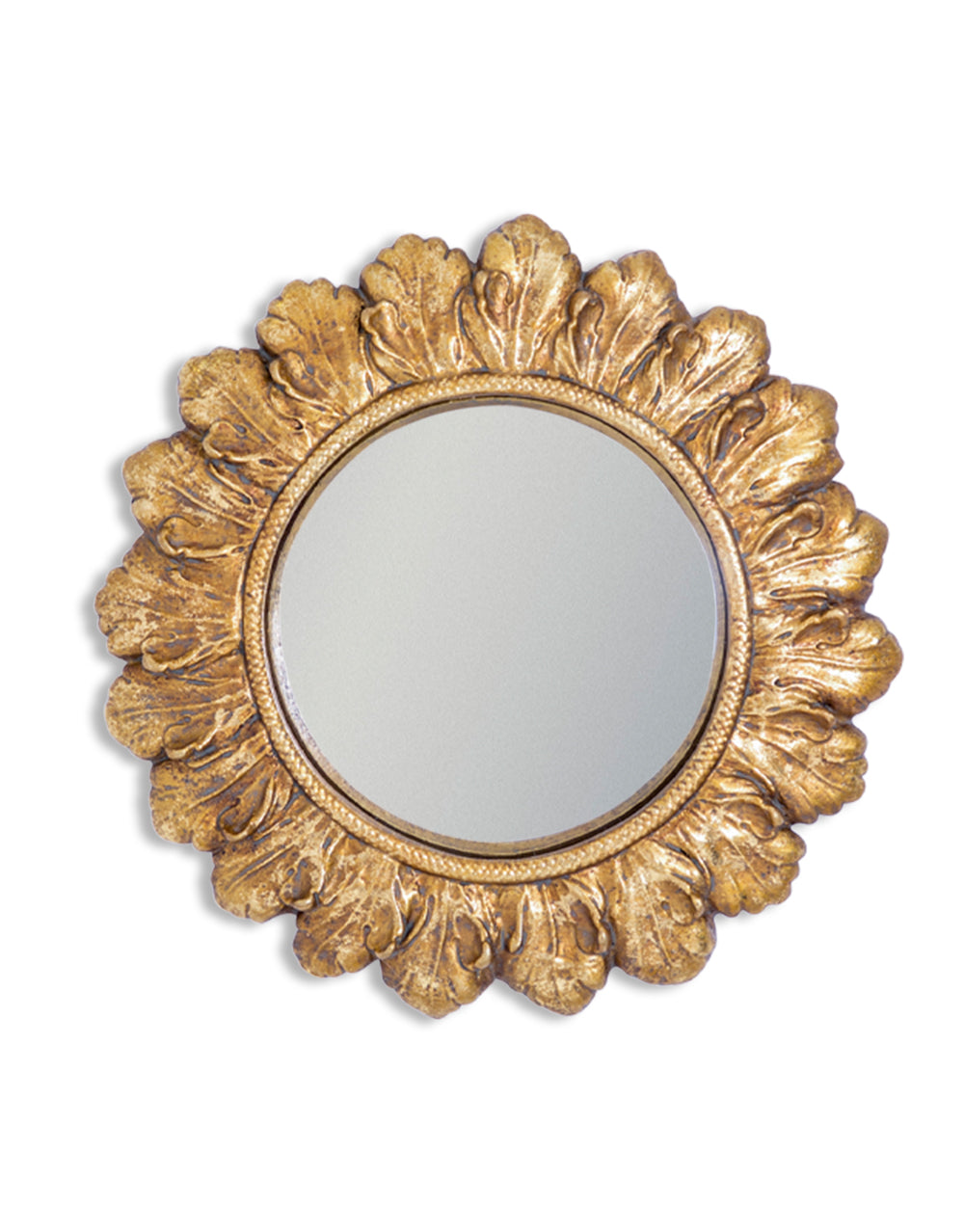 Mini Gold Sun Convex Mirror 18 cm