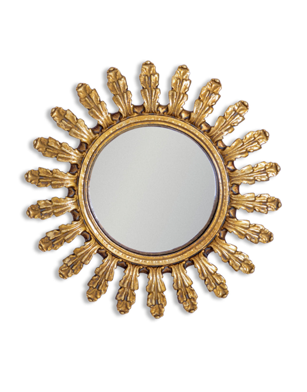 Mini Gold Sun Convex Mirror 19 cm