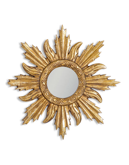 Mini Gold Sun Convex Mirror 19 cm