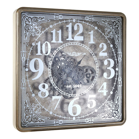Moving Cog Clock Square 60 cm