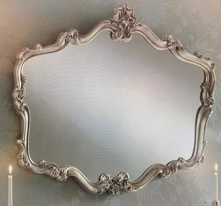 Overmantle Mirror - Silver  -118cm x 94cm