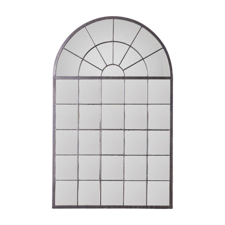 Rectangular 6 Pane Window Mirror 110 cm