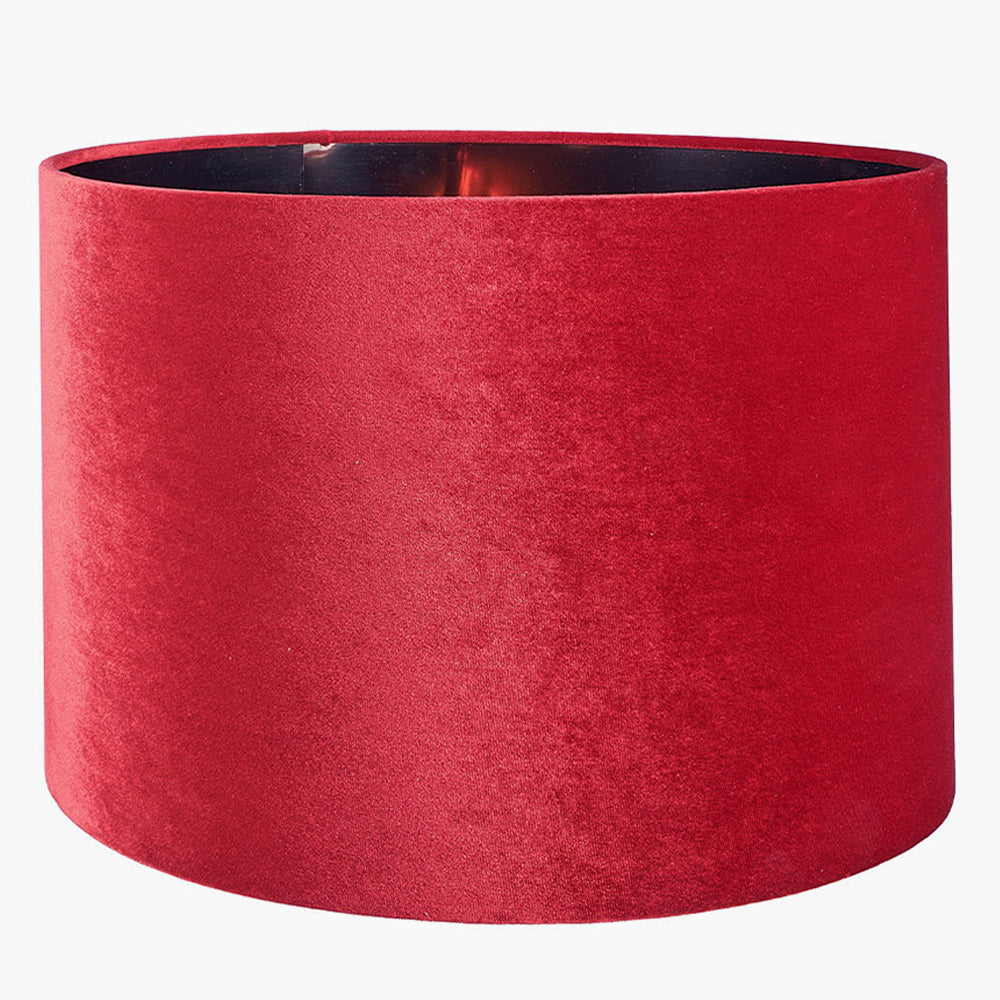Red Velvet Lamp / Pendant Shade - 45/40/30/25 cm