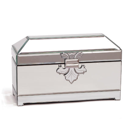 Cube Small Silver Trunk With Straps REDUCED