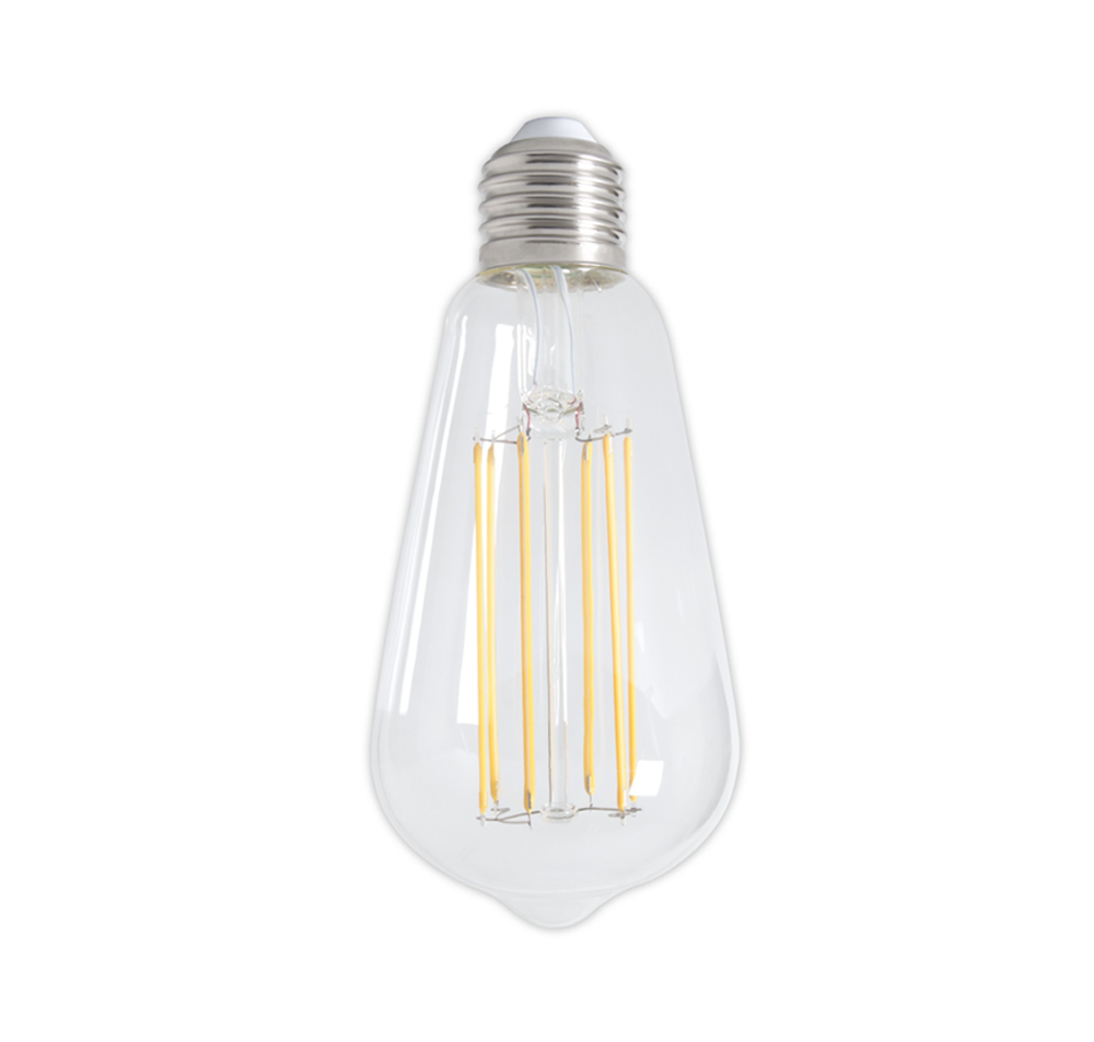Dimmable LED Pear Squirrel Filament Bulb - E27 (Clear) 4w