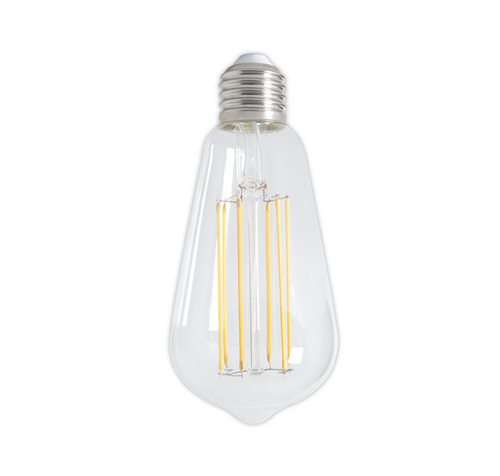 Dimmable LED Pear Squirrel Filament Bulb - E27 (Clear) 4w