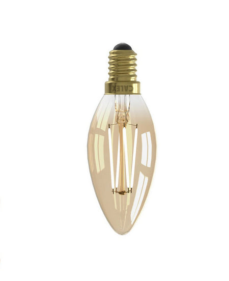 Square Spiral Filament Grey Gradient Light Bulb - Dimmable