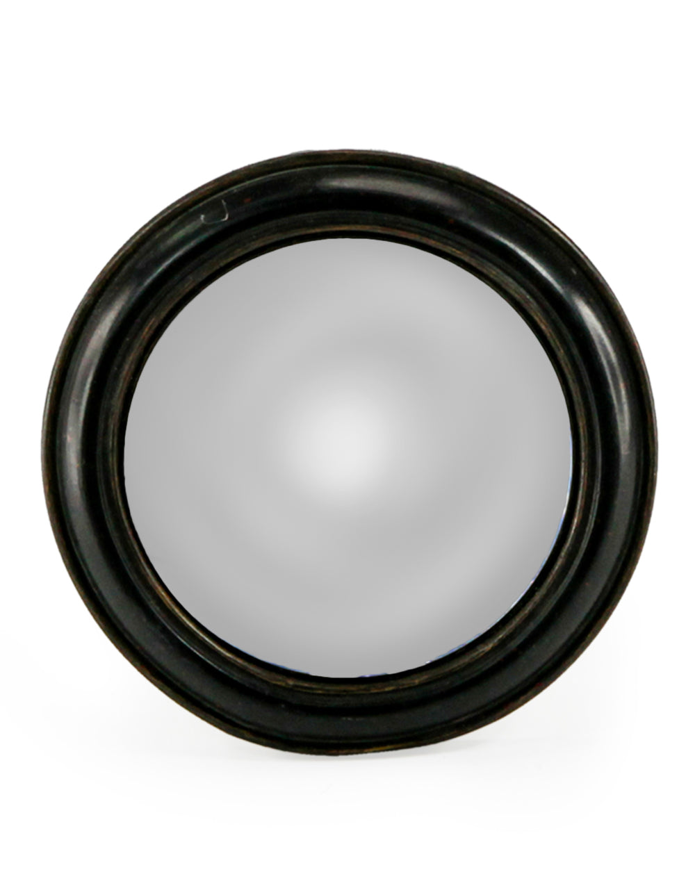 Small Black Convex Mirror 19cm