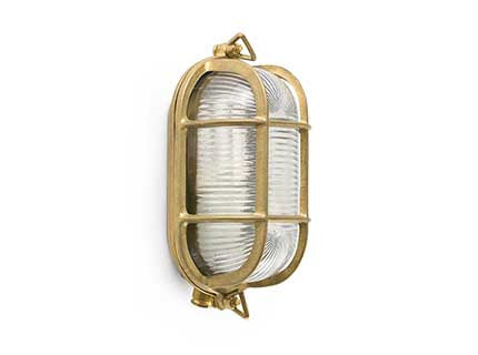 Round Solid Brass wall lamp