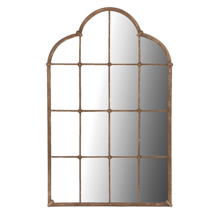 Arched Metal Window Mirror 'Door' Feature 170 cm
