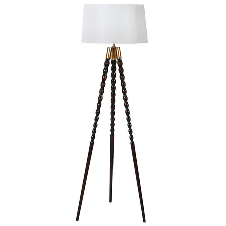 Antique Bronze Metal Floor Lamp with Fitted Directional LED Light