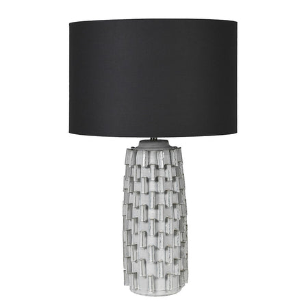 Black & Gilt Metal Lampbase 69 cm