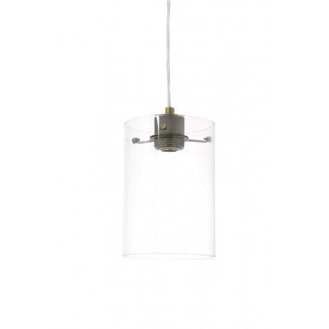 A stunning glass pendant light blending modern elegance with timeless design that will transform your space into a warm inviting haven.  
Featuring a clear cylindrical glass shade that allows the warm glow of an Edison-style bulb to shine through, this pendant is ideal for creating a cozy and inviting atmosphere in any room.  
The sleek, minimalist design of this pendant means it works in a variety of spaces.  Combine them and hang above a kitchen island or dining table to create a well lit