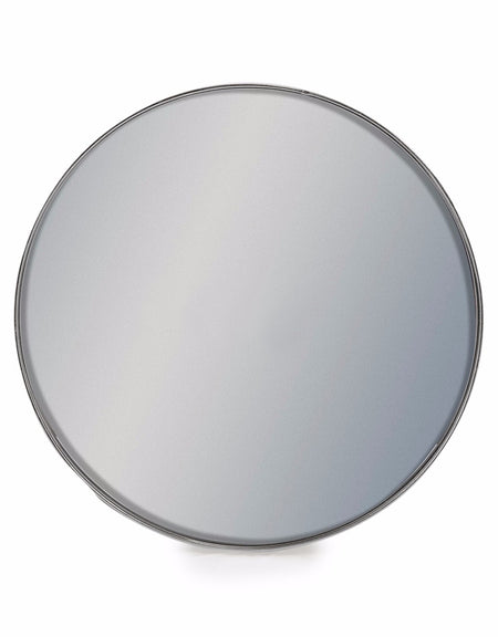Round Silver Mirror 60 cm