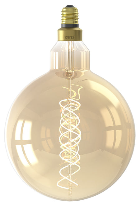 Dimmable LED Extra Large Globe Squirrel Filament Bulb - E27 (Tinted)