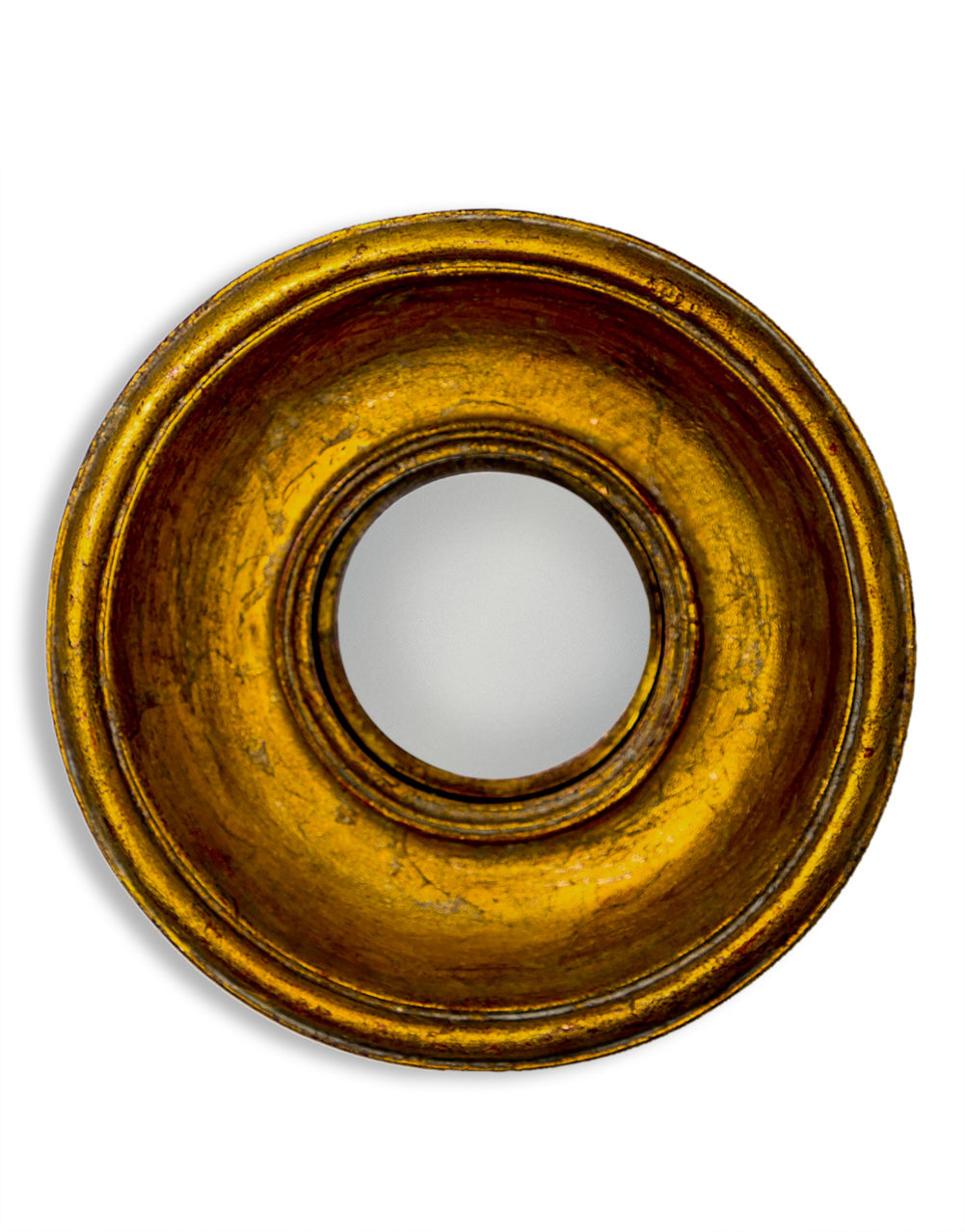 Gold mini, deep framed mirror.  Fabulous as an arrangement and fun to create your own wall art.  Adding accent piece interest to your walls.   W: 16 cm D: 3.5cm   Frame width 5cm Glass width 7cm