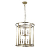 Tall Ten Light Antique Brasss Lantern