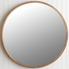 Round Mirror  Gilt Oversize 120 cm