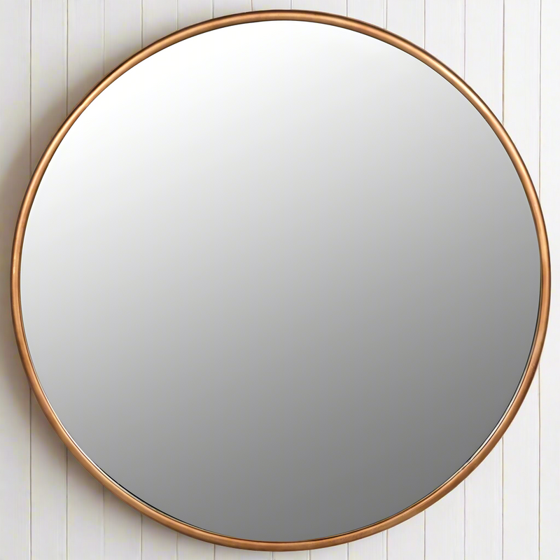 Round Mirror  Gilt Oversize 120 cm