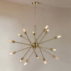 14 Light Sputnick Pendant 113 cm