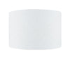 White Linen Lampshade Drum 25cm