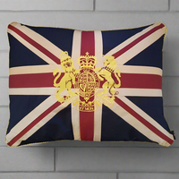 Large Union Jack Cushion - Crest 69 x 53 cm