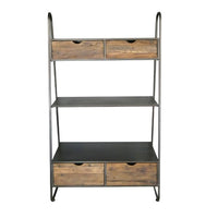 Iron Wooden Shelving 162 cm