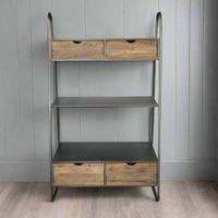 Iron Wooden Shelving 162 cm