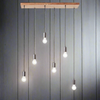 Six Light Linear Pendant 80cm