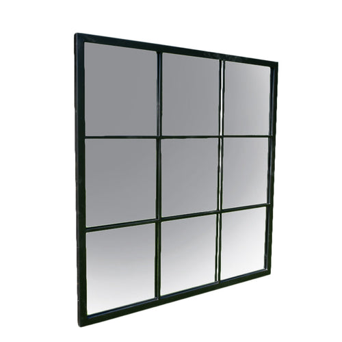 Window Mirror Black Square 90 cm REDUCED