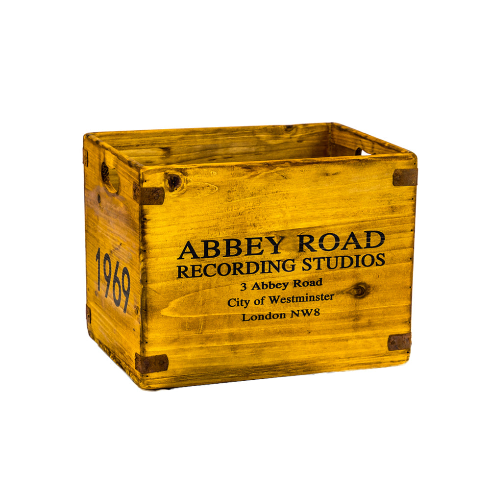 Abbey Road Vinyl Storage Boxes - Wooden Crates