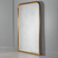 Aged Glass Arched Mirror 212 cm