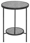 Aged Glass Side Table - Reduced