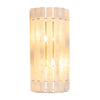 Alabaster and Brushed Bronze Wall Light 30 cm