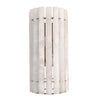 Alabaster and Brushed Bronze Wall Light 30 cm